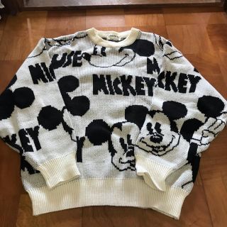 ディズニー(Disney)のmayu様専用ヴィンテージ ミッキー ニット(ニット/セーター)