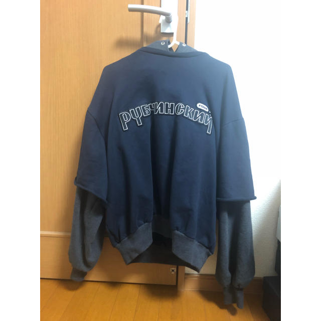 gosha rubchinskiy 18SS combo hooded 色:紺