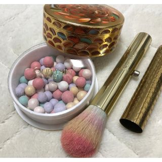 ゲラン(GUERLAIN)のGERANNフェイスルースパウダー&ブラシ(フェイスパウダー)