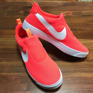 ナイキ(NIKE)のナイキ スリッポン スニーカー オレンジ 25.5cm(スニーカー)