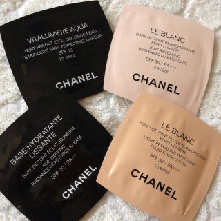 シャネル(CHANEL)のシャネル試供品ベース&ファンデ2セット！(その他)