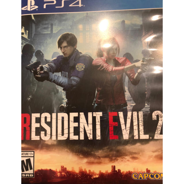 新品 海外版 PS4 バイオハザードRE2 北米版 BIOHAZARD RE：2