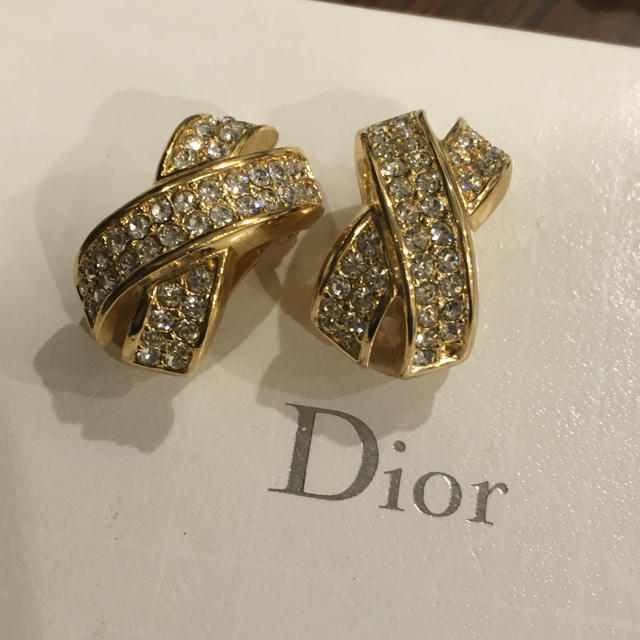 Dior   ディオール イヤリング 正規品の通販 by peach
