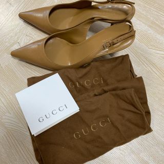 グッチ(Gucci)のグッチ GUCCI パンプス ハイヒール ピンヒール ベージュ(ハイヒール/パンプス)