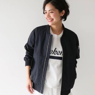 スピックアンドスパン(Spick & Span)のSpick and Span NYLON BOMBER JACKET (ブルゾン)