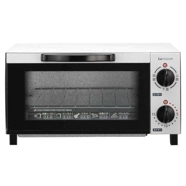 新生活に♪オーブントースター ホワイト スマホ/家電/カメラの調理家電(調理機器)の商品写真