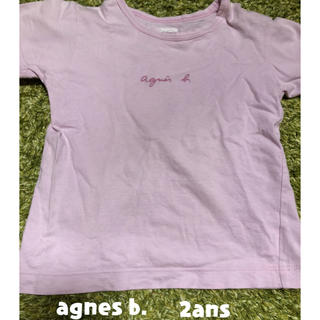 アニエスベー(agnes b.)のお値下げ！難あり agnes b. 2歳サイズ ピンクTシャツ(Ｔシャツ)