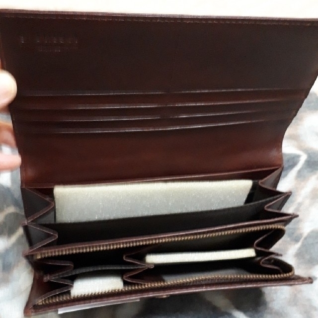 Russet(ラシット)のRon様専用⭐ラシット　未使用　長財布　ダークブラウン レディースのファッション小物(財布)の商品写真