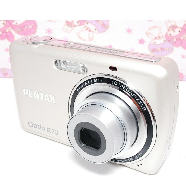 PENTAX(ペンタックス)の❤超美品♪＆Wi-Fiでスマホに写真転送できる‼❤Pentax Opto E70 スマホ/家電/カメラのカメラ(コンパクトデジタルカメラ)の商品写真