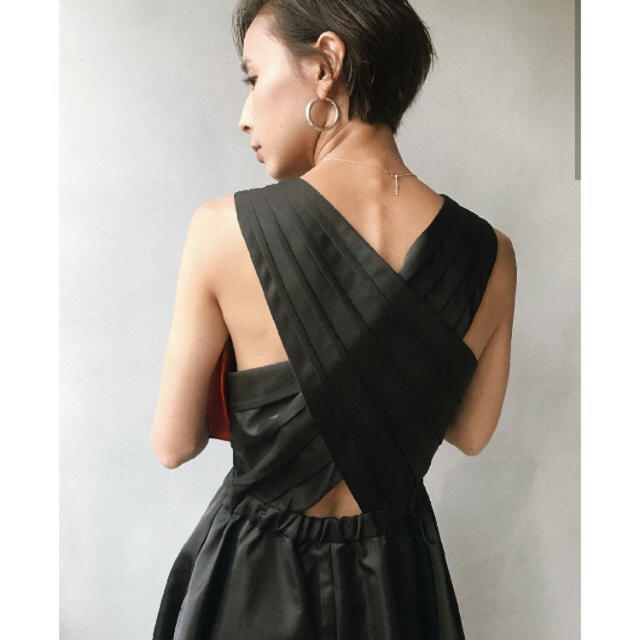 Ameri VINTAGE(アメリヴィンテージ)の新品タグ付き flare dress レディースのワンピース(ロングワンピース/マキシワンピース)の商品写真