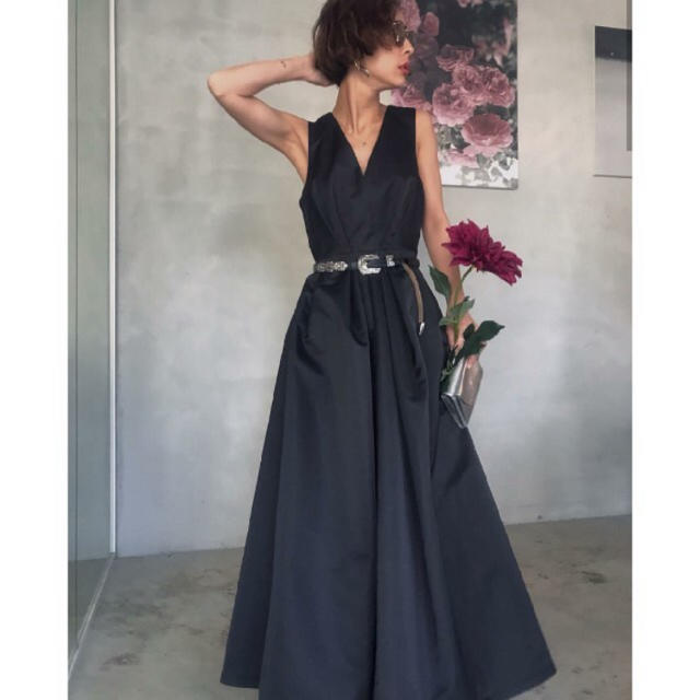 Ameri VINTAGE(アメリヴィンテージ)の新品タグ付き flare dress レディースのワンピース(ロングワンピース/マキシワンピース)の商品写真