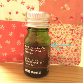 ムジルシリョウヒン(MUJI (無印良品))のアロマオイル ルビーグレープフルーツ(エッセンシャルオイル（精油）)