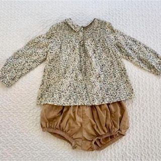 ザラキッズ(ZARA KIDS)のzara mini フラワーブラウス(シャツ/カットソー)