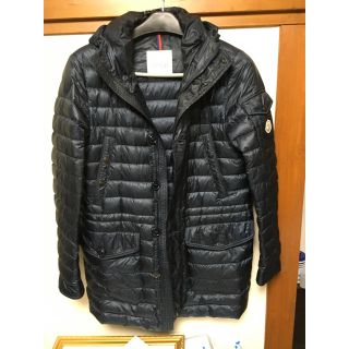 モンクレール(MONCLER)のMONCLER BENJAMIN LONG DARK BLUE COAT(ダウンジャケット)