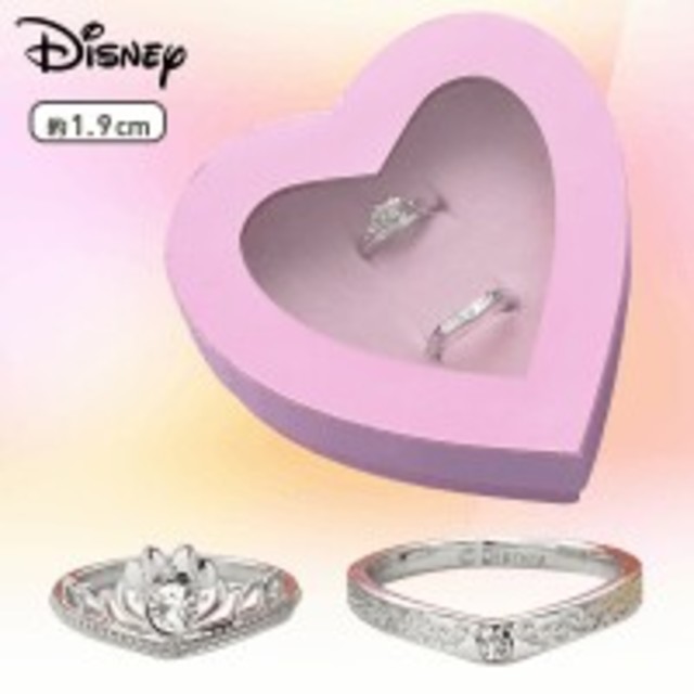 Disney(ディズニー)のミッキー＆ミニー ​ティアラペアリング シルバー

 レディースのアクセサリー(リング(指輪))の商品写真