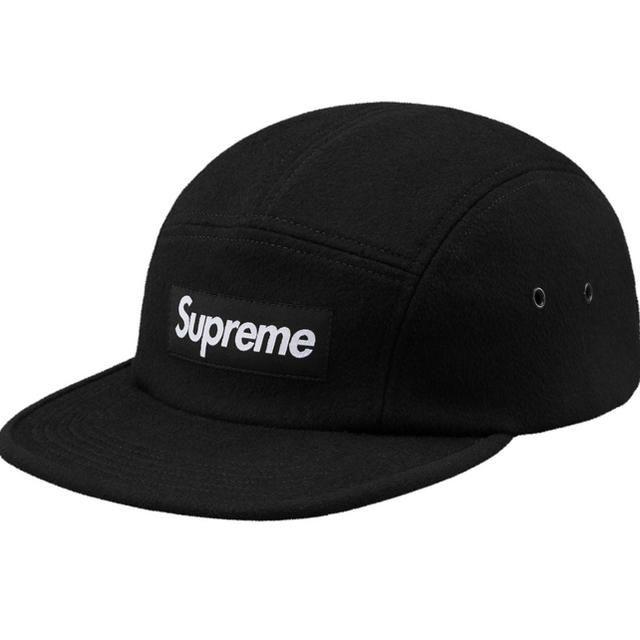 帽子Supreme Wool Camp Cap Black 新品