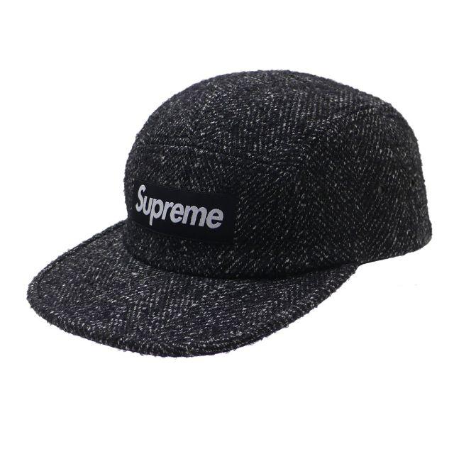 新品Supreme Wool Camp Cap Herringbone