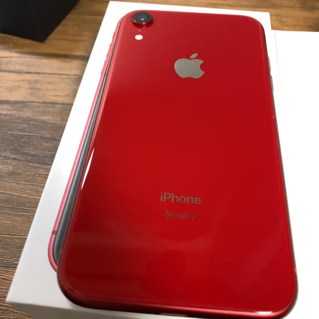 美品　iPhone xr レッド