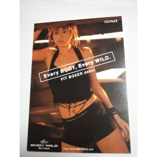 グンゼ(GUNZE)の井川　遥　GUNZE BODY WILD  ポストカード(女性タレント)