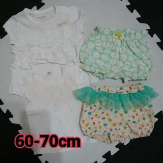 フタフタ(futafuta)の60-70cm★女の子夏用洋服セット(Ｔシャツ)