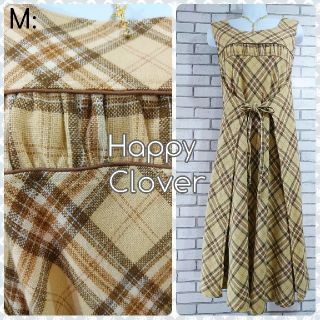 アカチャンホンポ(アカチャンホンポ)のM: マタニティーワンピース／Happy Clover★超美品★チェック(マタニティワンピース)