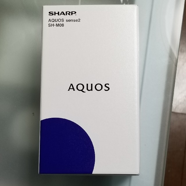 SHARP(シャープ)のAQUOS sense2 ニュアンスブラック SIMフリー スマホ/家電/カメラのスマートフォン/携帯電話(スマートフォン本体)の商品写真