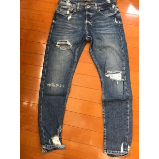 ザラ(ZARA)のZARA ダメージスキニーパンツ(デニム/ジーンズ)