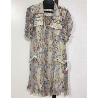 アナスイ(ANNA SUI)のANNASUIシフォンワンピース(ミニワンピース)