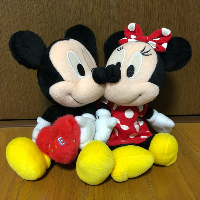 Disney(ディズニー)の【値下げ】ミッキー&ミニー ウェディングドール ぬいぐるみ ハンドメイドのぬいぐるみ/人形(ぬいぐるみ)の商品写真