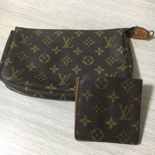 ルイヴィトン(LOUIS VUITTON)のジャンク 正規品 ヴィトン アクセサリーポーチとお札入れ(ポーチ)