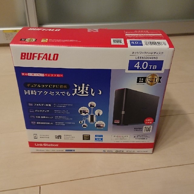 超歓迎された BUFFALO ネットワークハードディスク PC周辺機器