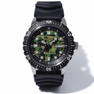 セイコー(SEIKO)の新品未使用 ア ベイシング エイプ×セイコーレシート付き(腕時計(デジタル))