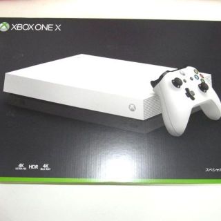 マイクロソフト(Microsoft)のXbox One X 1TB ホワイト スペシャル エディション(家庭用ゲーム機本体)