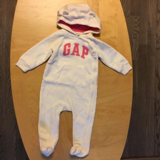 ベビーギャップ(babyGAP)のbaby GAPクマ耳カバーオール 80サイズ(カバーオール)