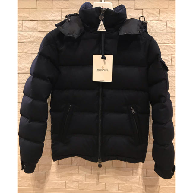 正規品! MONCLER - モンクレール モンジュネーブル ネイビー サイズ0