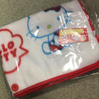 ハローキティ(ハローキティ)の新品  ハローキティ毛布 ひざ掛け(毛布)