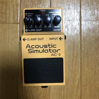 ボス(BOSS)のBOSS AC-3 Acoustic Simulator(エフェクター)