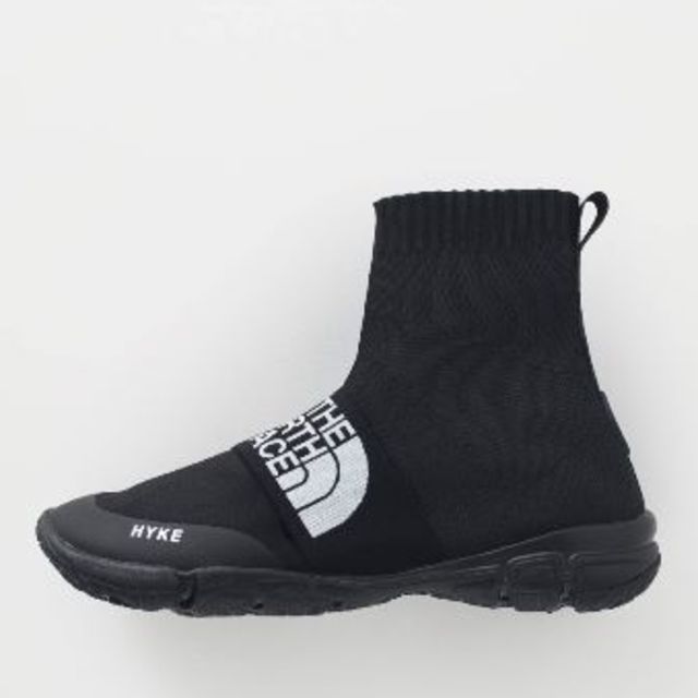 HYKE x NORTH FACE ニット スニーカー 黒　25cmレディース