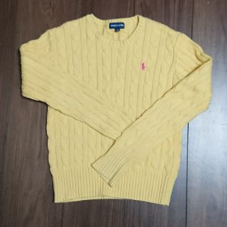 ラルフローレン(Ralph Lauren)のにゃあ様専用！ラルフローレン ニット (サンプル)イエロー 130サイズ(ニット)