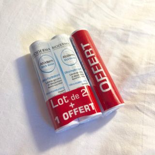 ビオデルマ(BIODERMA)の新品未開封！ビオデルマ リップ 3本セット(リップケア/リップクリーム)