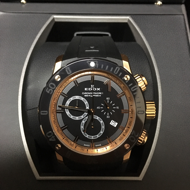 EDOX(エドックス)のえりりんこさん専用 EDOX 腕時計 クロノオフショア1 メンズの時計(腕時計(デジタル))の商品写真