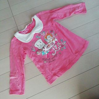 アンパンマン(アンパンマン)の90 食パンマンとドキンちゃん　仲良しティータイム　ロンT(Tシャツ/カットソー)