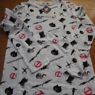 ネネット(Ne-net)の【送料込】にゃー 総柄 GHOSTBUSTERS / kids ロンT(LL)(Tシャツ/カットソー)