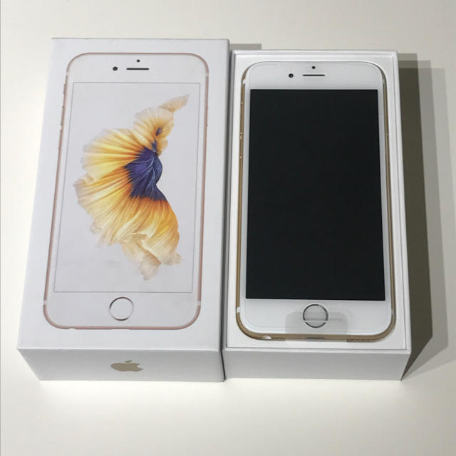 新品 iphone6s 32GB ゴールド SIMロック解除 SIMフリー