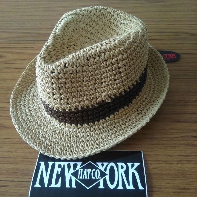 NEW YORK HAT(ニューヨークハット)のニューヨークハット　ストローハット メンズの帽子(ハット)の商品写真