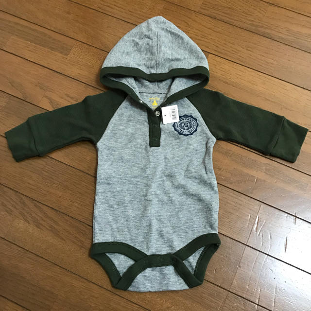 babyGAP(ベビーギャップ)の【bu--bu様専用】新品未使用 baby Gap カバーオール グレー カーキ キッズ/ベビー/マタニティのベビー服(~85cm)(カバーオール)の商品写真