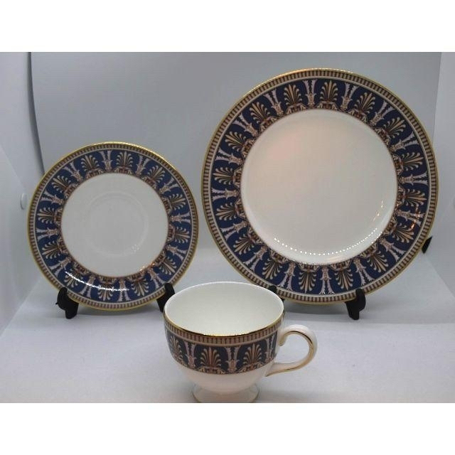 WEDGWOOD(ウェッジウッド)の新品・未使用★ウェジウッドベレスフォードC&S(リー)と20cmソーサー4セット インテリア/住まい/日用品のキッチン/食器(食器)の商品写真