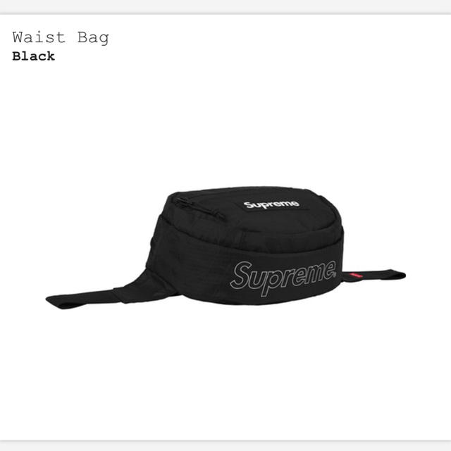 【黒】ウエストバッグ SUPREME 2 1