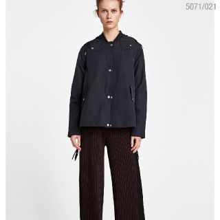 ザラ(ZARA)のZARA 撥水加工ナイロンジャケット(ナイロンジャケット)