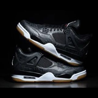  NIKE AIR JORDAN 4 RETRO   "BLACK GUM(スニーカー)